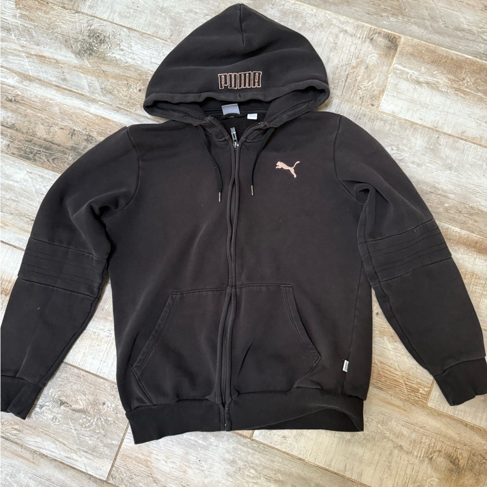 Puma Black Casual Hoodie